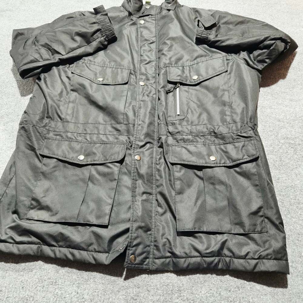 Boulder Creek Fleece-Lined Parka Size 2XL Big Black Utility Jacket
